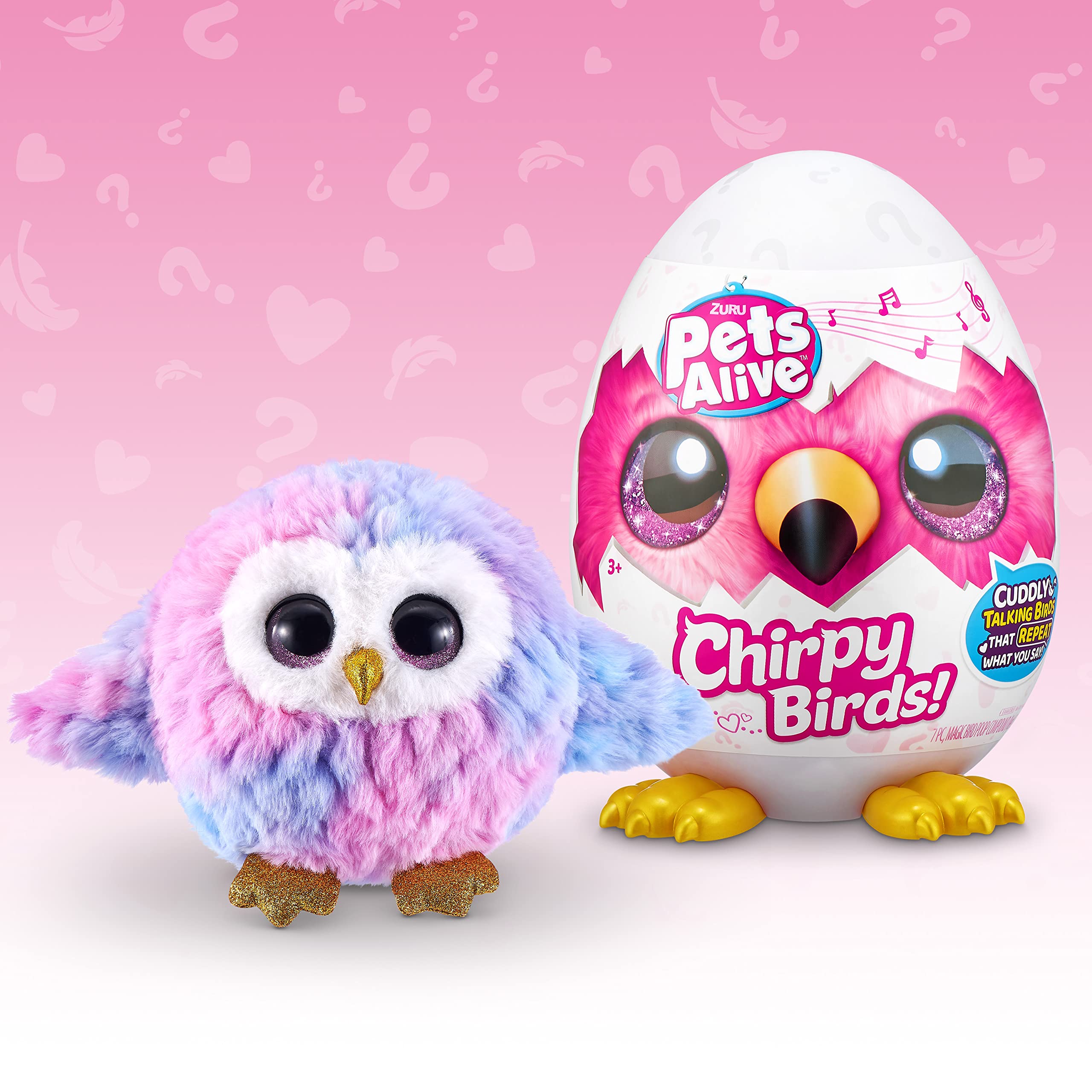 Foto 3 pulgar | Electronic Pet Pets Alive Chirpy Birds (owl) De Zuru Para Niñas - Venta Internacional.