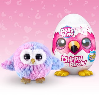 Foto 2 | Electronic Pet Pets Alive Chirpy Birds (owl) De Zuru Para Niñas - Venta Internacional.