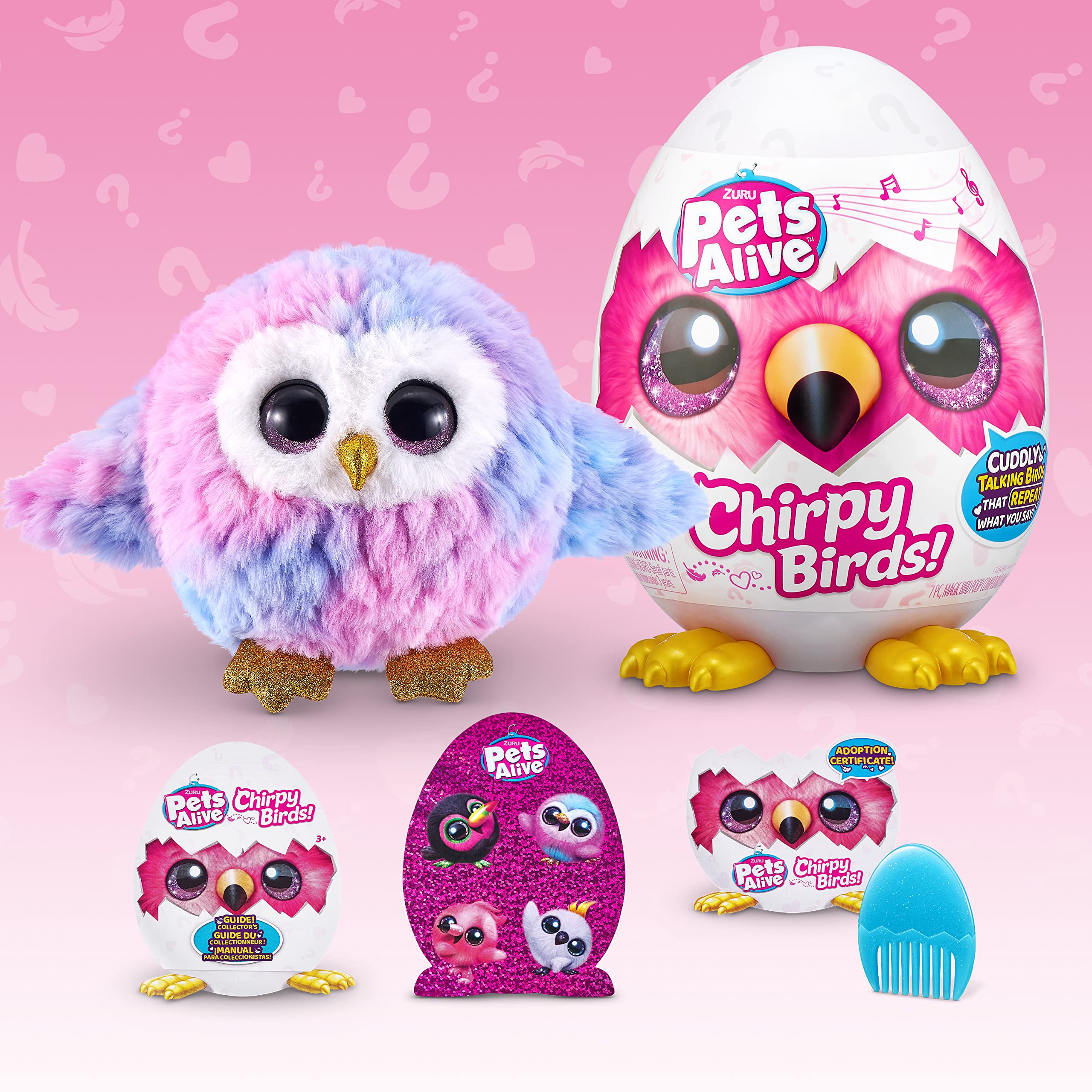 Foto 3 | Electronic Pet Pets Alive Chirpy Birds (owl) De Zuru Para Niñas - Venta Internacional.