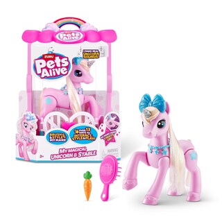 Foto 1 | Set De Juego Pets Alive My Magical Unicorn Con Stable Zuru - Venta Internacional.