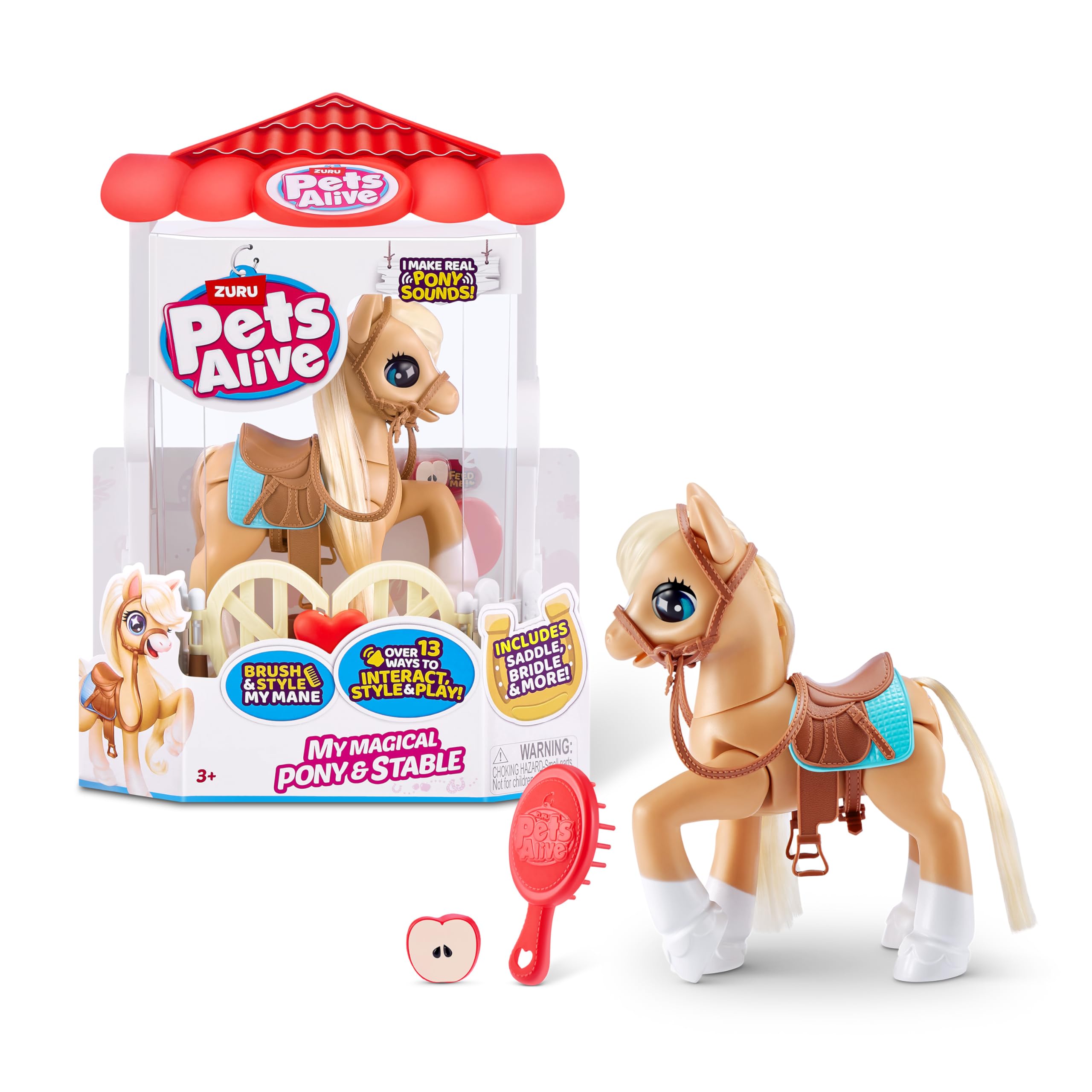 Foto 2 pulgar | Set De Juego Pets Alive My Magical Pony Con Stable Zuru - Venta Internacional.