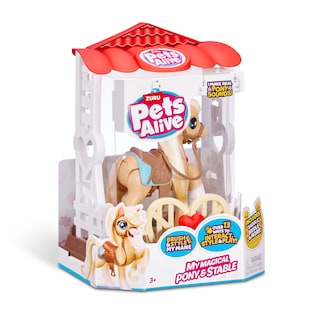 Foto 3 | Set De Juego Pets Alive My Magical Pony Con Stable Zuru - Venta Internacional.