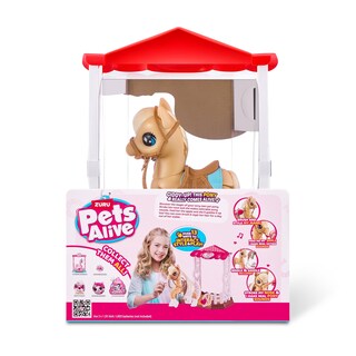 Foto 4 | Set De Juego Pets Alive My Magical Pony Con Stable Zuru - Venta Internacional.