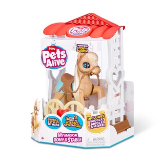 Foto 7 | Set De Juego Pets Alive My Magical Pony Con Stable Zuru - Venta Internacional.
