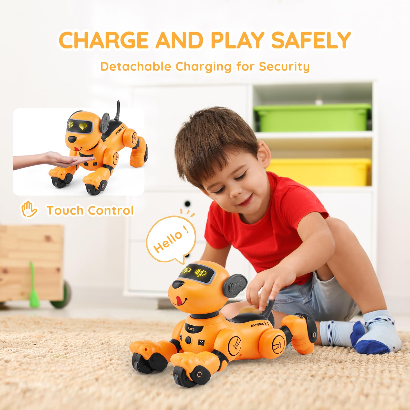 Foto 7 pulgar | Juguete Robot Para Perros Con Control Remoto Vevor Programable Para Niños - Venta Internacional.