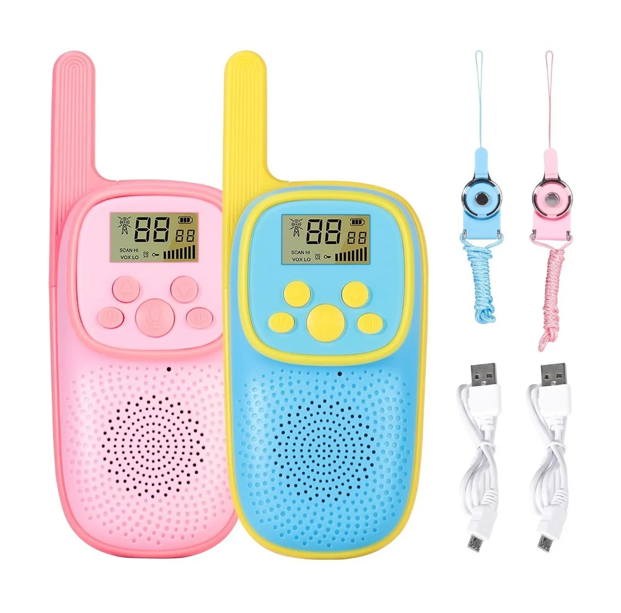 Foto 2 pulgar | Radios Walkie Talkies Malubero para Niños Carga USB 3 km 2 Piezas