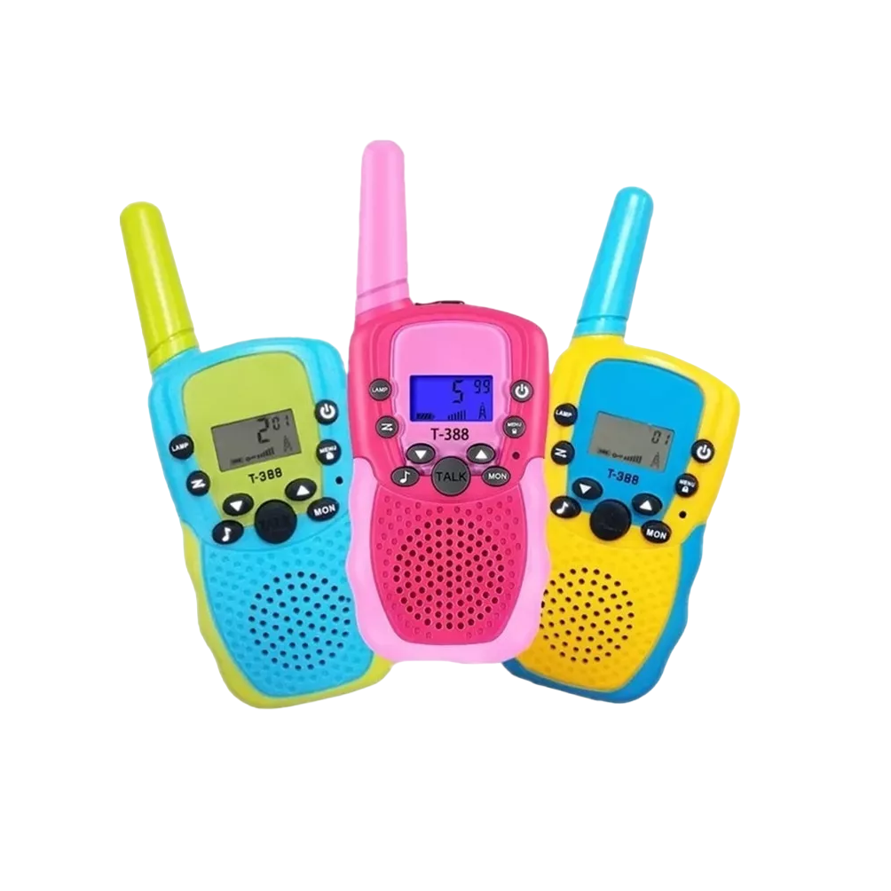 Foto 2 pulgar | Walkie Talkie Infantil Belug con 22 Canales Vox de 3 Km 3 Piezas