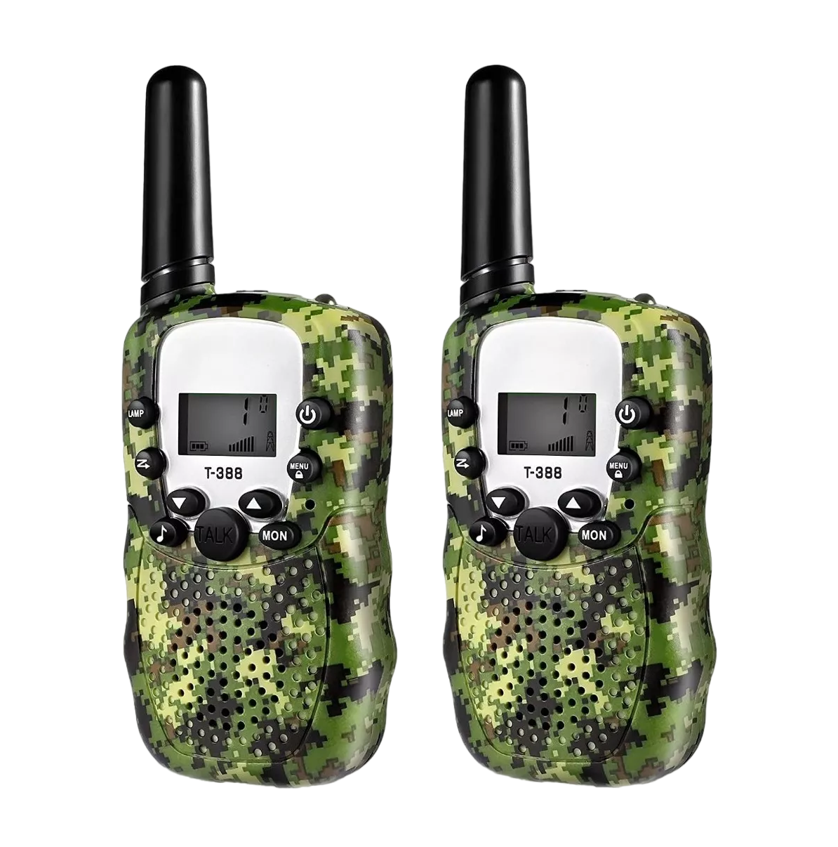 Foto 2 pulgar | Walkie Talkie BELUG con 8 Canales Vox de 3 Millas Verde Camuflaje 2 Piezas