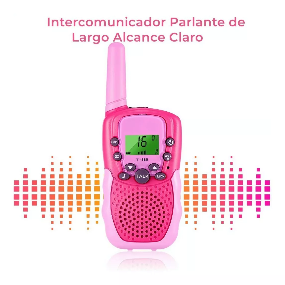 Foto 3 pulgar | Radios Walkie Talkies Belug con 22 Canales Infantil color Rosa