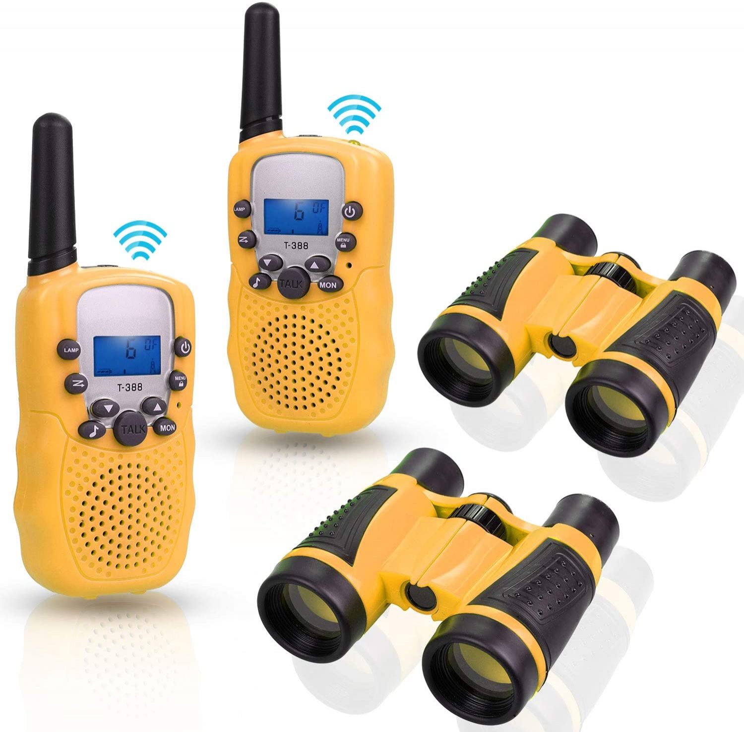 Foto 2 pulgar | Venta Internacional - Set De Walkie Talkie Jieyou Con Binoculares 2 X 5 X 30 Para Niños