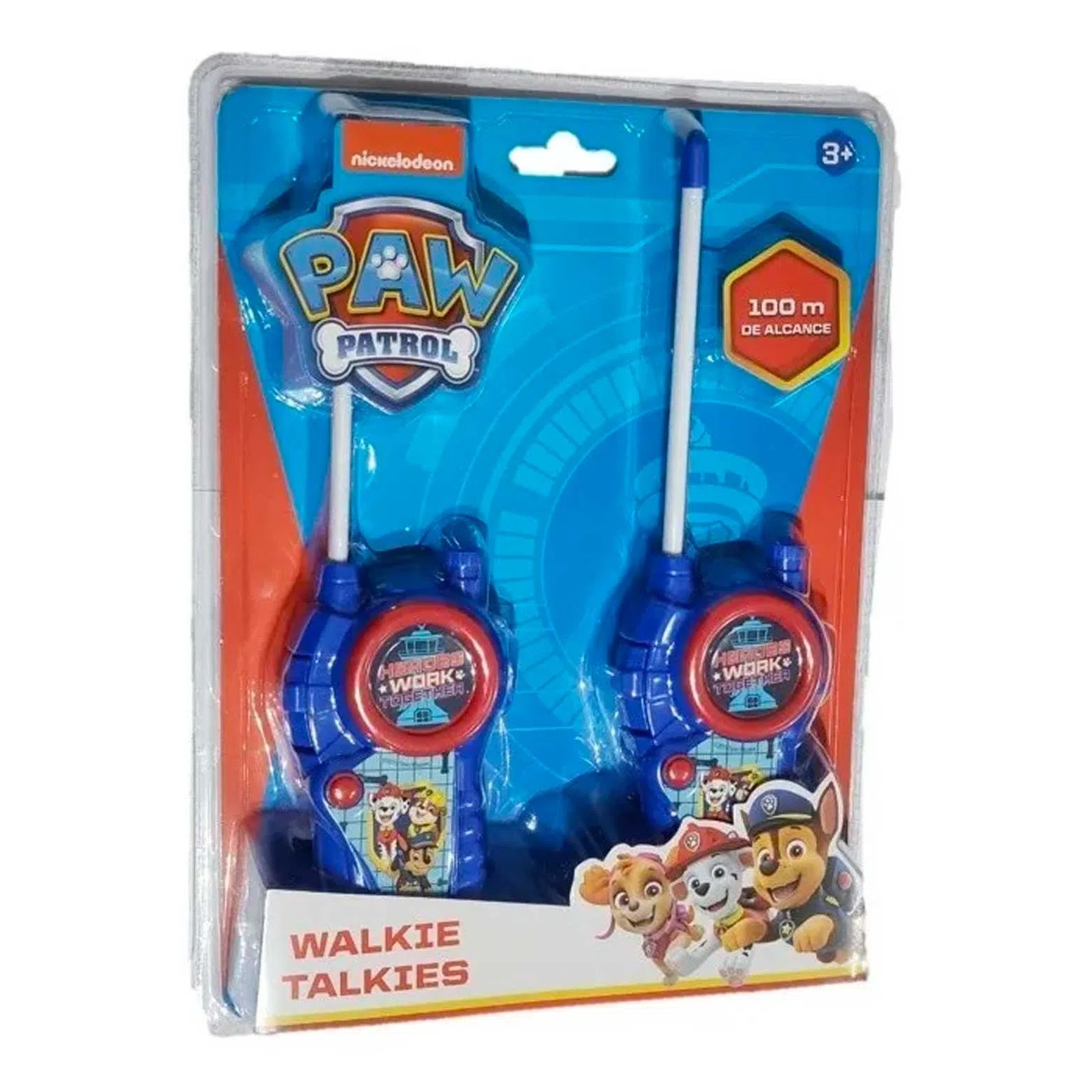 Foto 2 pulgar | Walkie Talkie Paw Patrol Azul