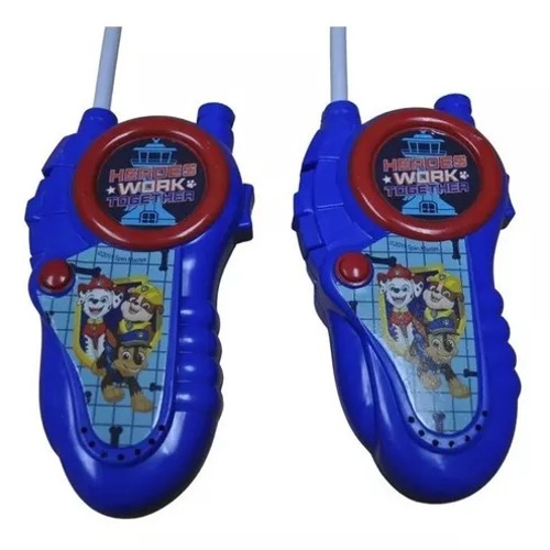 Foto 4 pulgar | Walkie Talkie Paw Patrol Azul