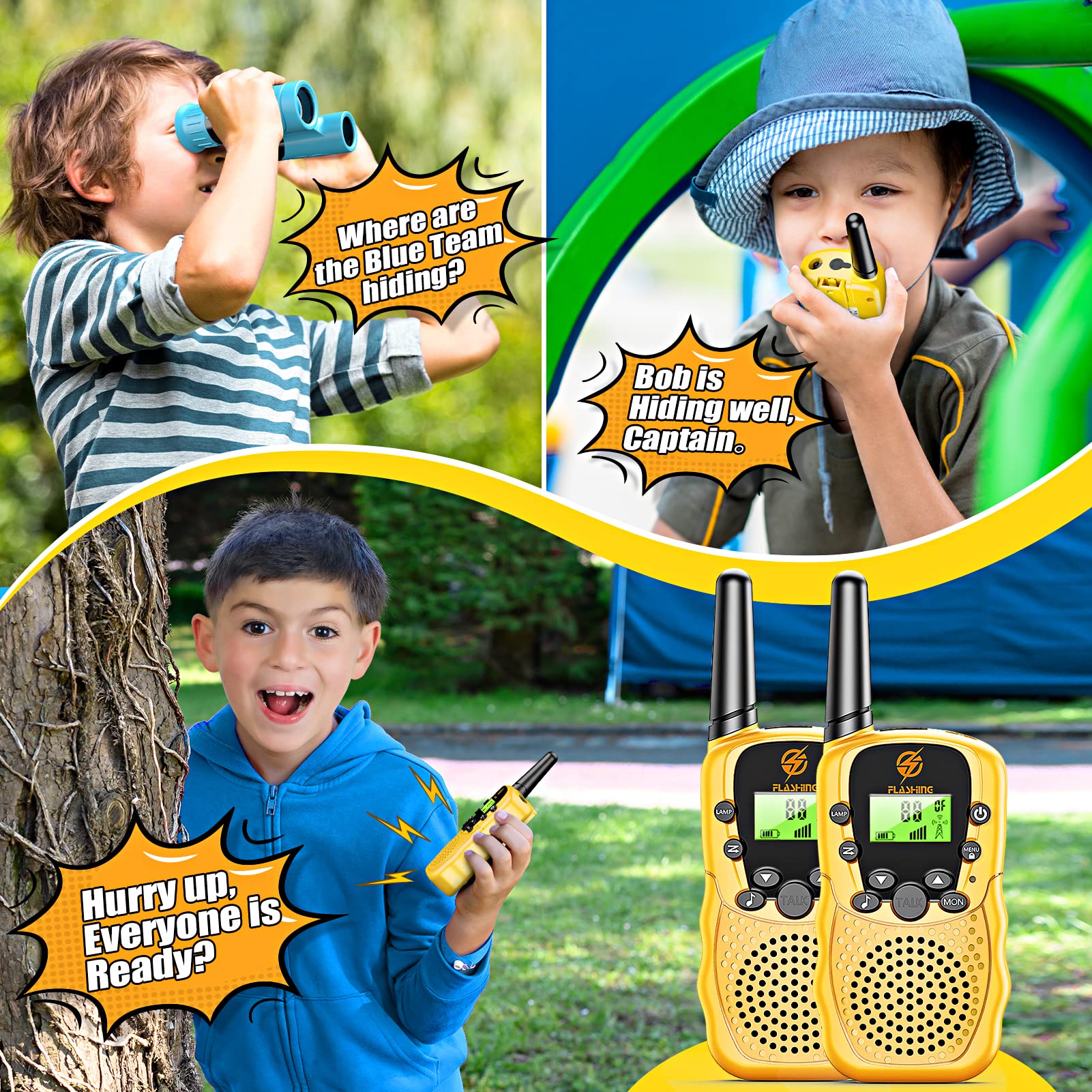 Foto 4 pulgar | Venta Internacional - Walkie Talkies Dastion-99 Para Niños De 3 A 12 Años, Paquete De 2