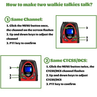 Foto 4 | Venta Internacional - Walkie Talkies Retevis Rt628 Para Niños De 3 A 14 Años, 22 Canales