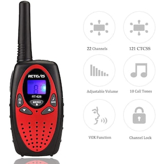 Foto 8 | Venta Internacional - Walkie Talkies Retevis Rt628 Para Niños De 3 A 14 Años, 22 Canales