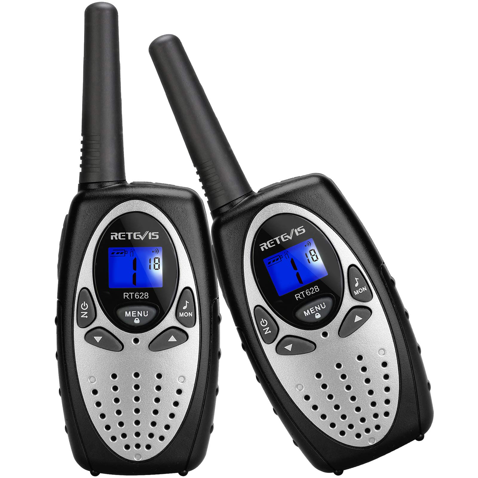 Walkie Talkies Retevis Rt628 Para Niños De 6 A 12 Años, Color Plateado - Venta Internacional.