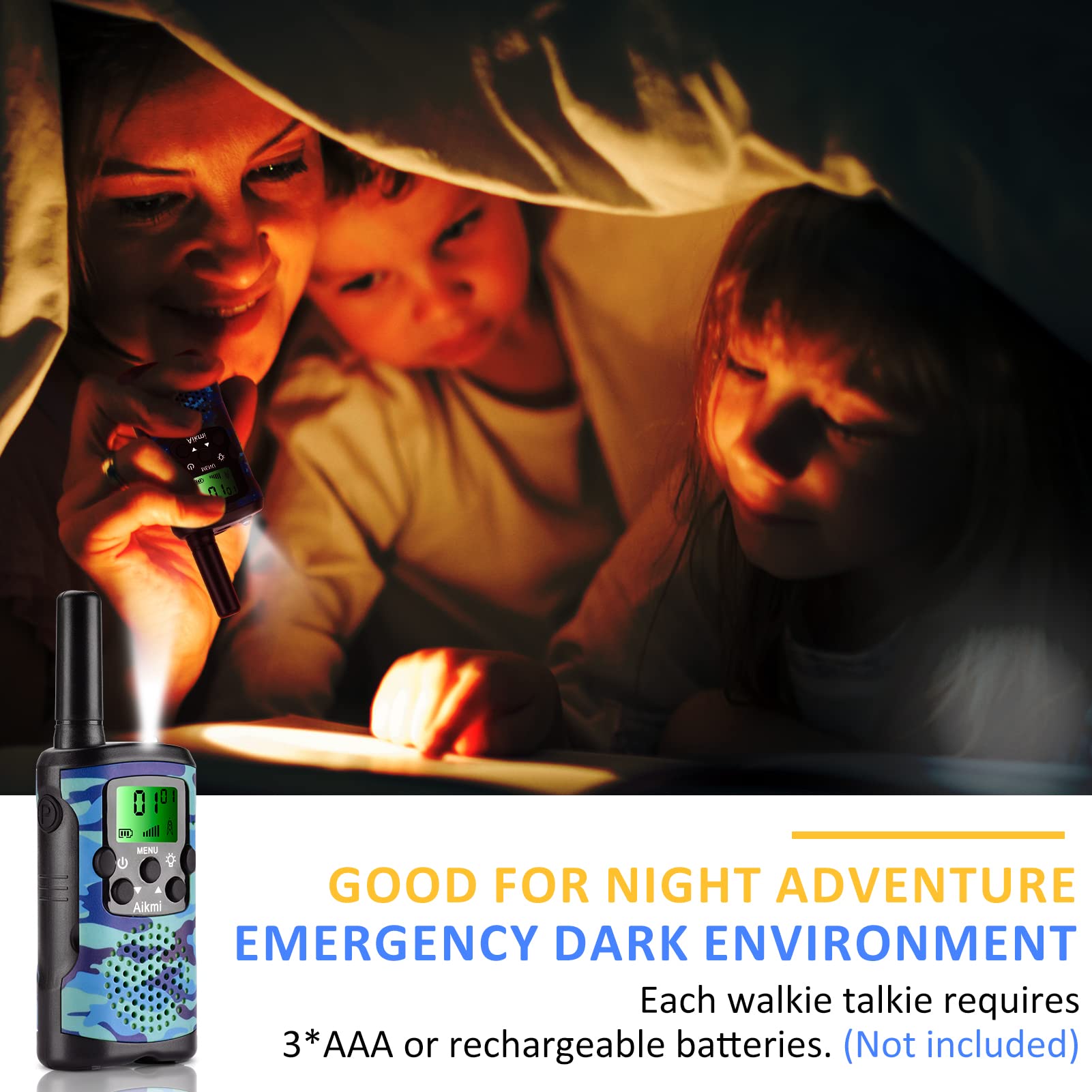 Foto 5 pulgar | Walkie Talkies Aikmi para Niños - Venta Internacional