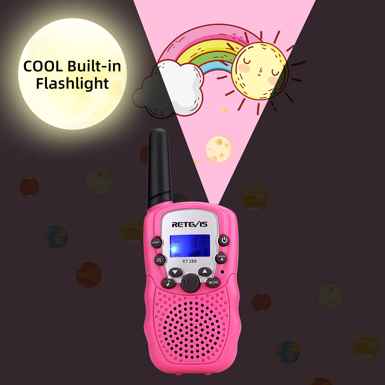 Foto 7 pulgar | Walkie Talkies Retevis Rt388 para Niños - Venta Internacional