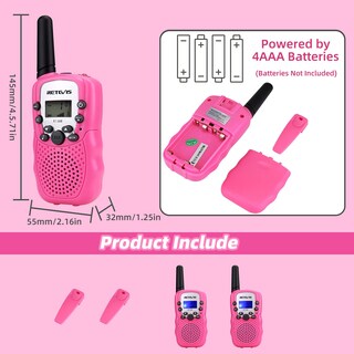 Foto 7 | Walkie Talkies Retevis Rt388 para Niños - Venta Internacional