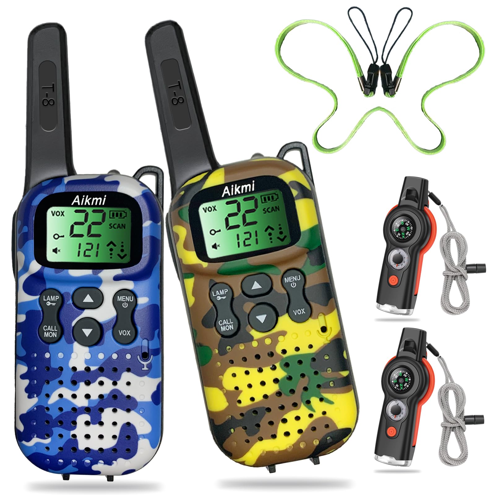 Foto 2 pulgar | Walkie Talkies Aikmi Kids Radio Bidireccional Paquete de 2 - Venta Internacional