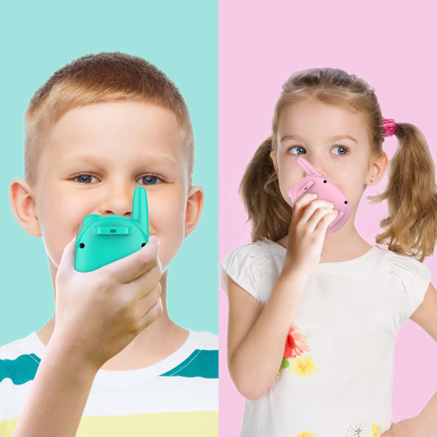 Foto 4 pulgar | Walkie Talkies Qniglo Recargables para Niños Paquete de 2 - Venta Internacional