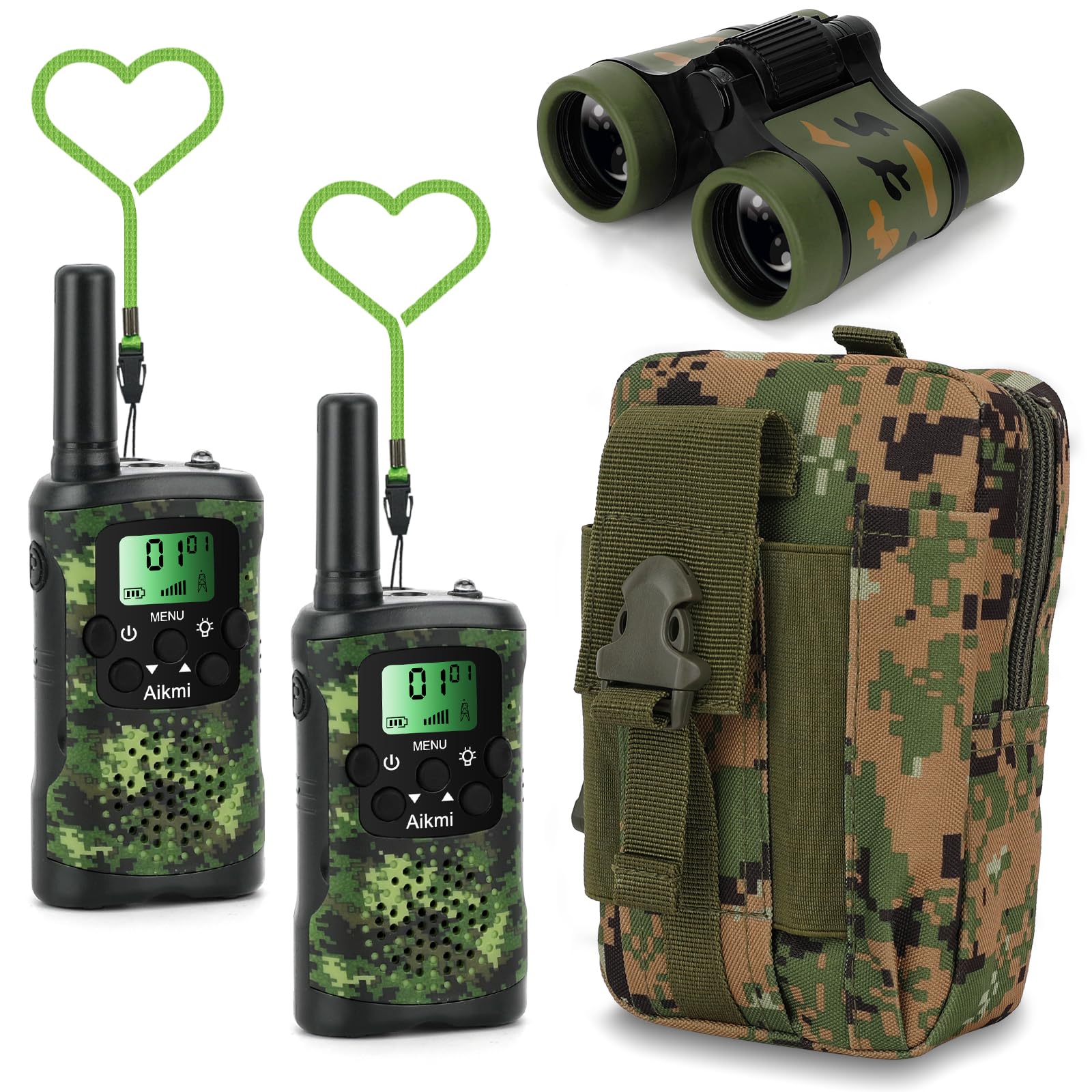 Walkie Talkies Aikmi Para Niños Mayores De 5 Años, 2 Canales, 5 Km - Venta Internacional.