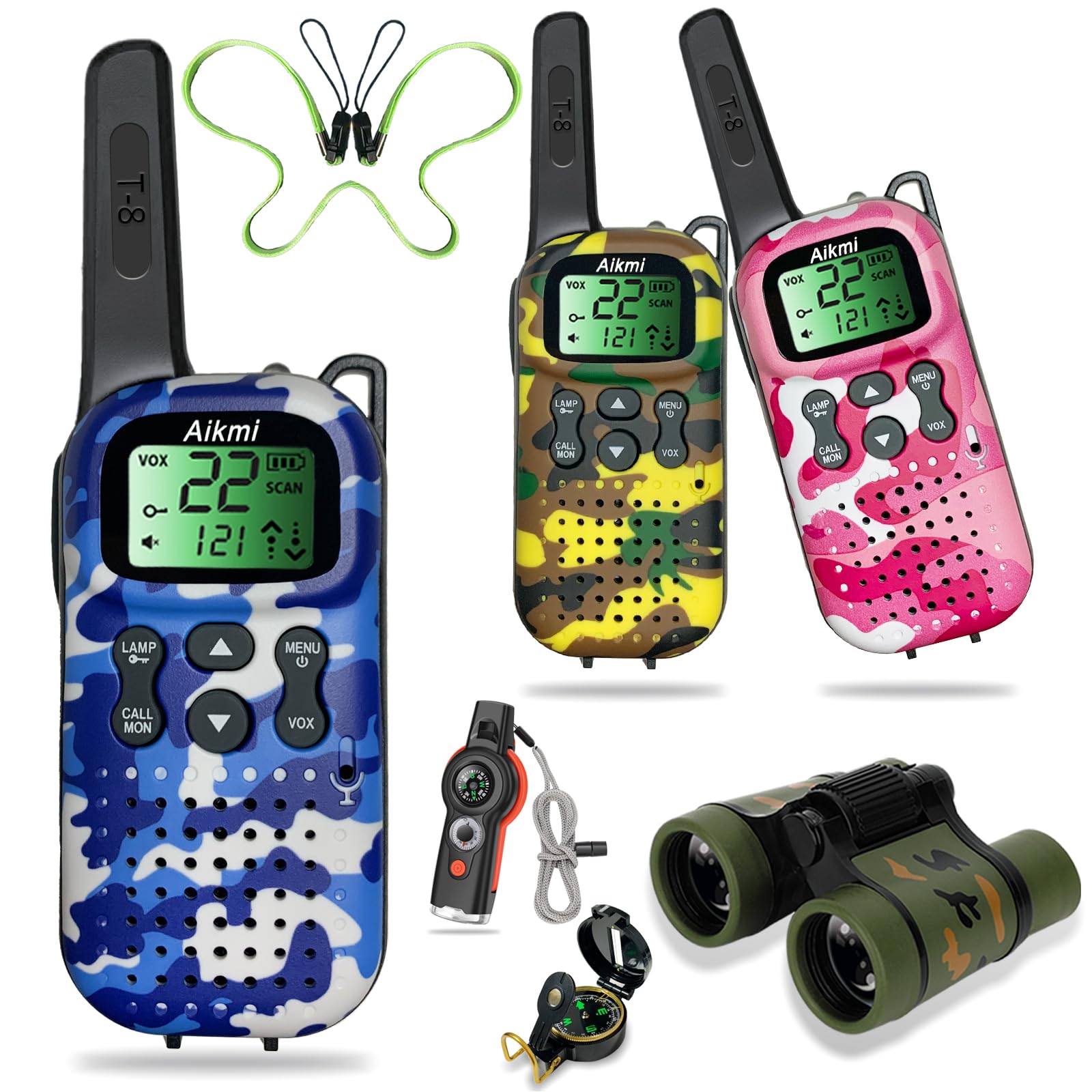 Foto 2 pulgar | Radio Walkie Talkies Aikmi Kids de 2 Vías - Venta Internacional