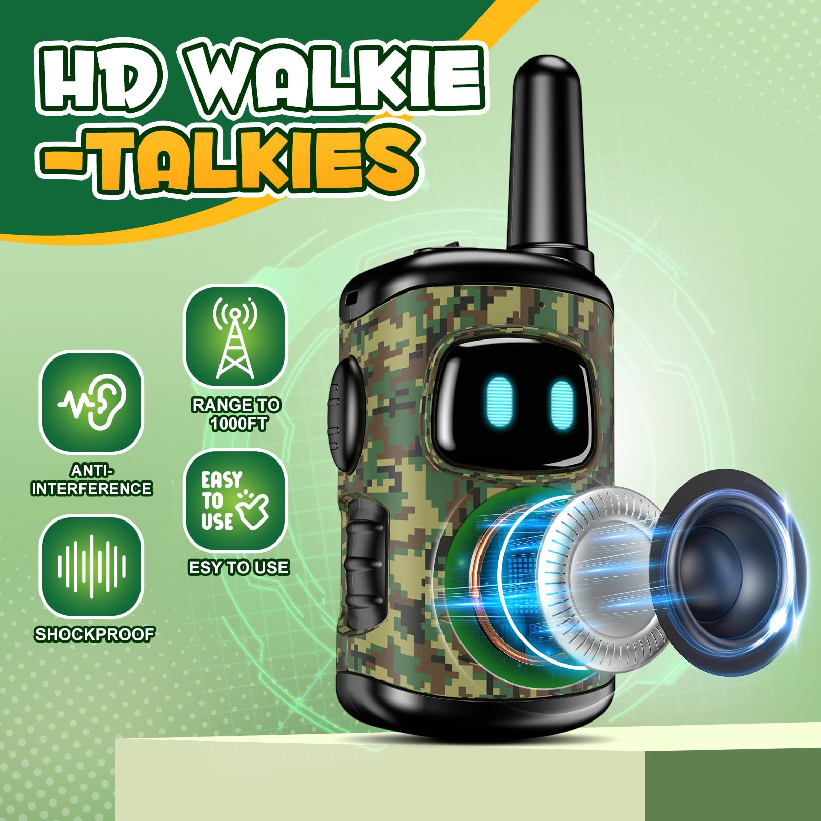 Foto 7 pulgar | Walkie Talkies y Binoculares Toy Dastion-99 - Venta Internacional