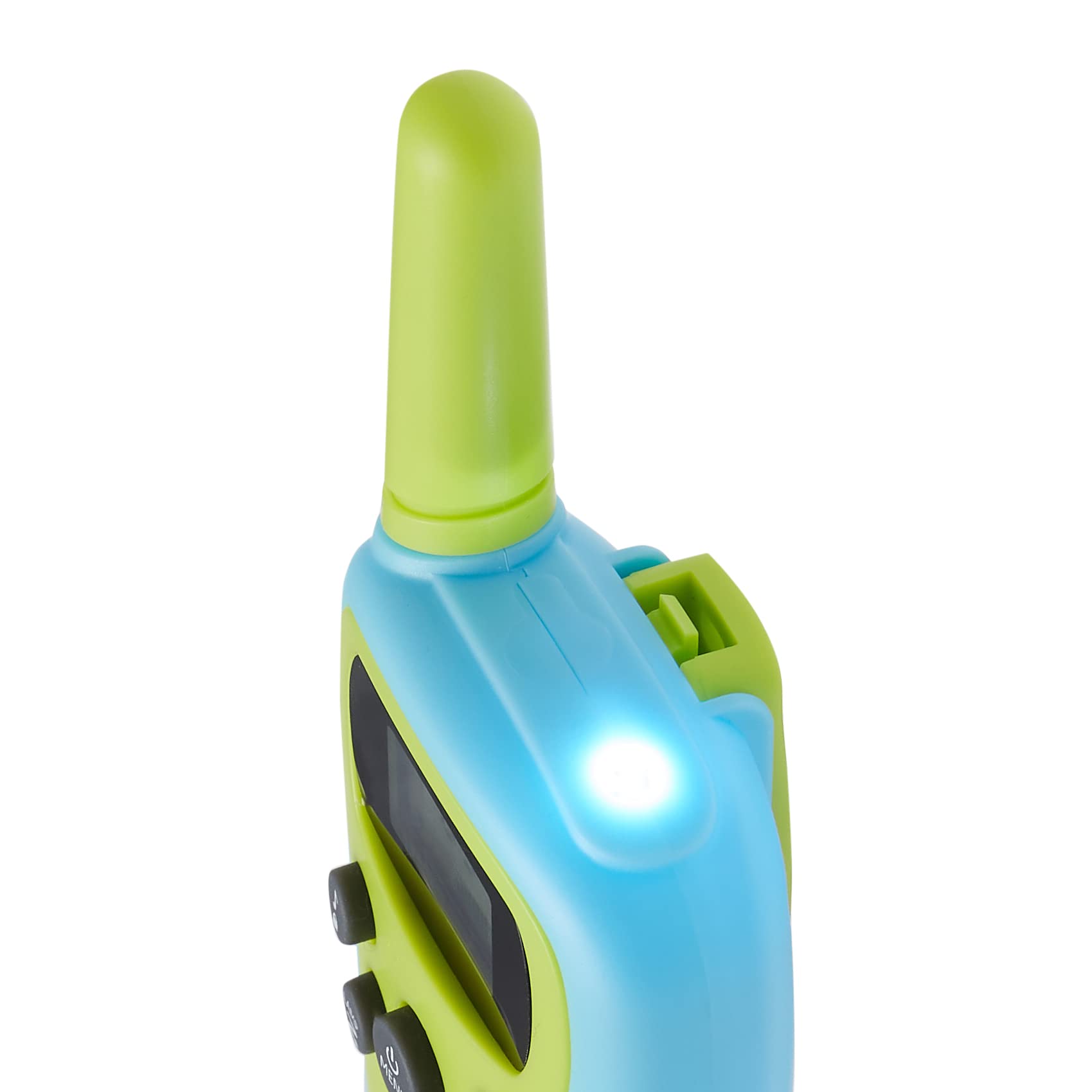 Foto 5 pulgar | Set De Walkie Talkie Amazon Basics Para Niños, Gama Extensible, Verde Y Azul - Venta Internacional.