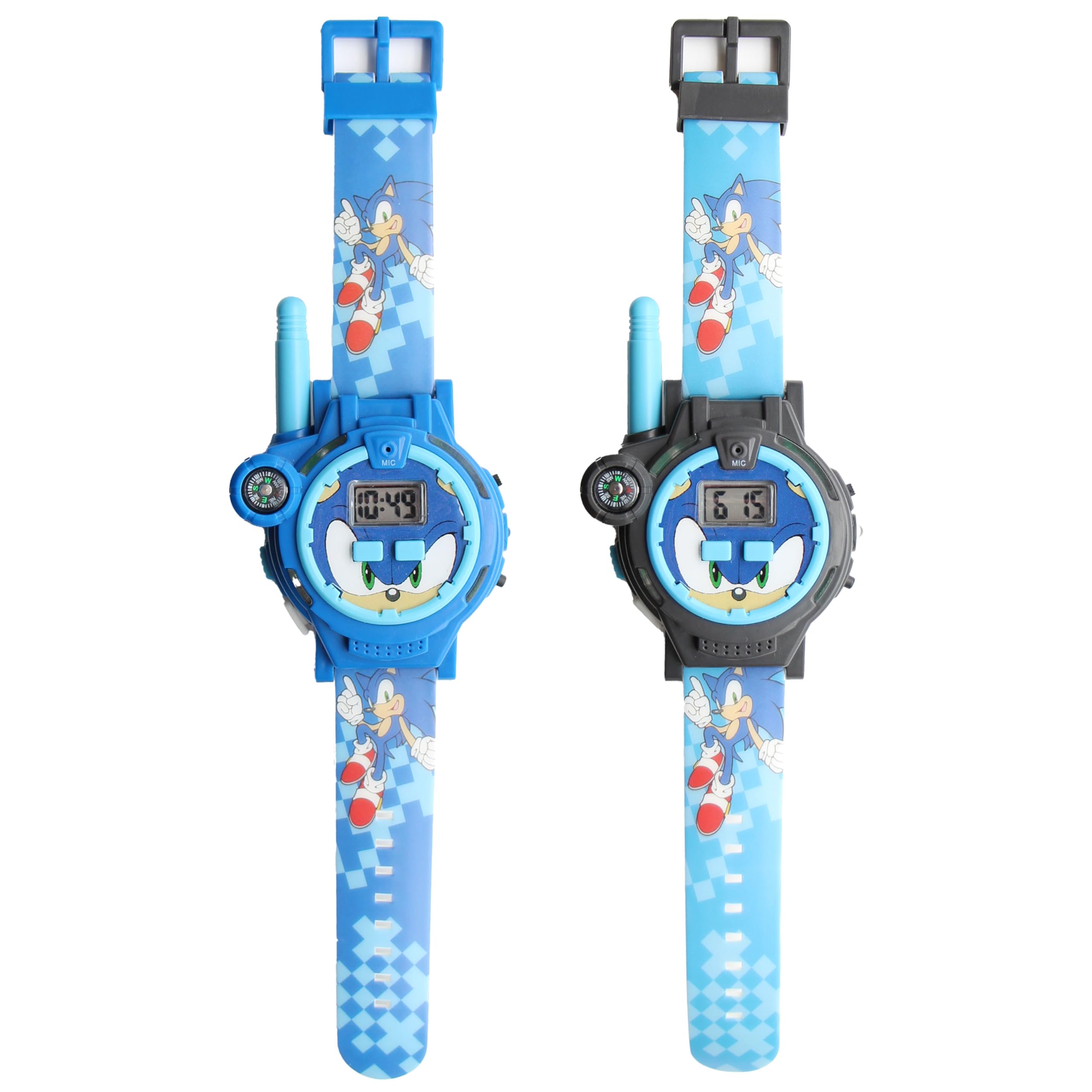 Foto 2 pulgar | Relojes Walkie Talkie Para Niños Accutime Sonic The Hedgehog - Venta Internacional.