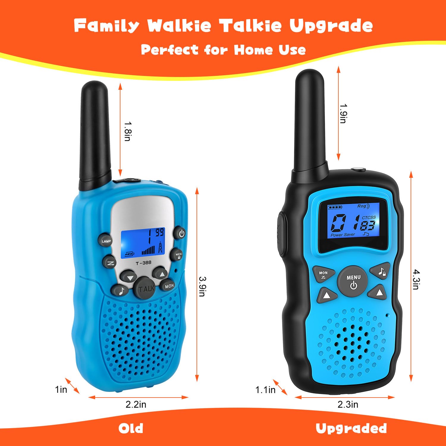 Foto 8 pulgar | Walkie Talkies Wishouse M8 Para Niños Y Adultos De Largo Alcance, Paquete De 4 - Venta Internacional.