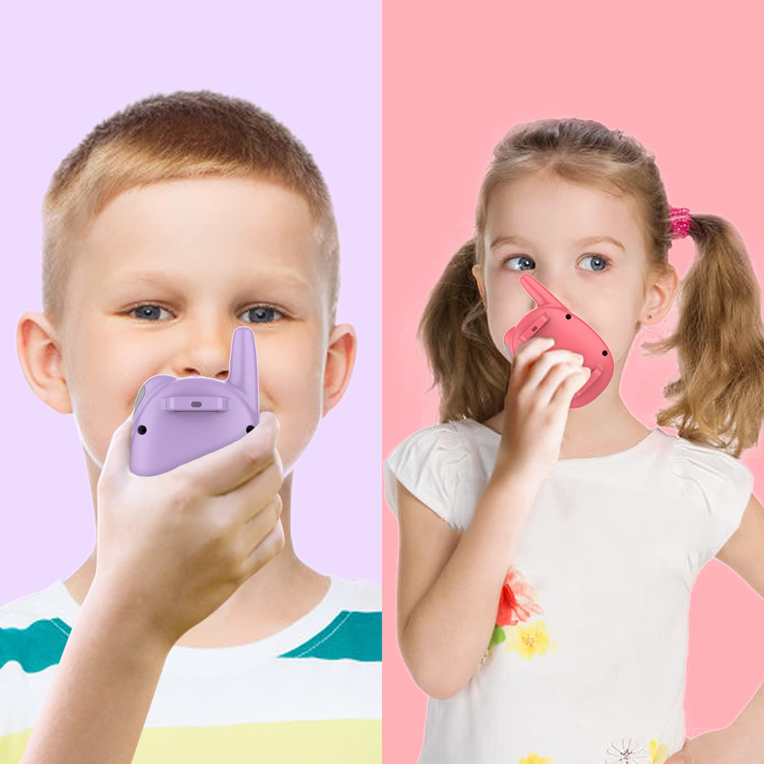 Foto 5 pulgar | Walkie Talkies Qniglo Recargables Para Niños De 3 A 9 Años, Paquete De 2 - Venta Internacional.
