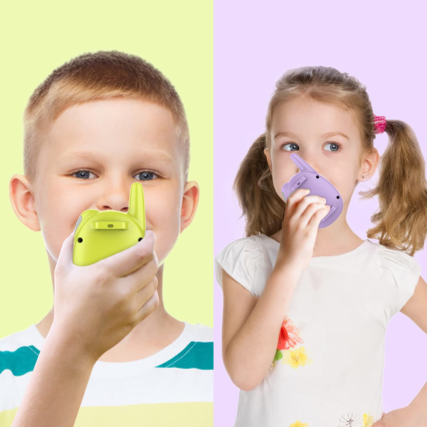 Foto 4 pulgar | Walkie Talkies Qniglo Recargables Para Niños, Paquete De 2 Con Radio Fm - Venta Internacional.