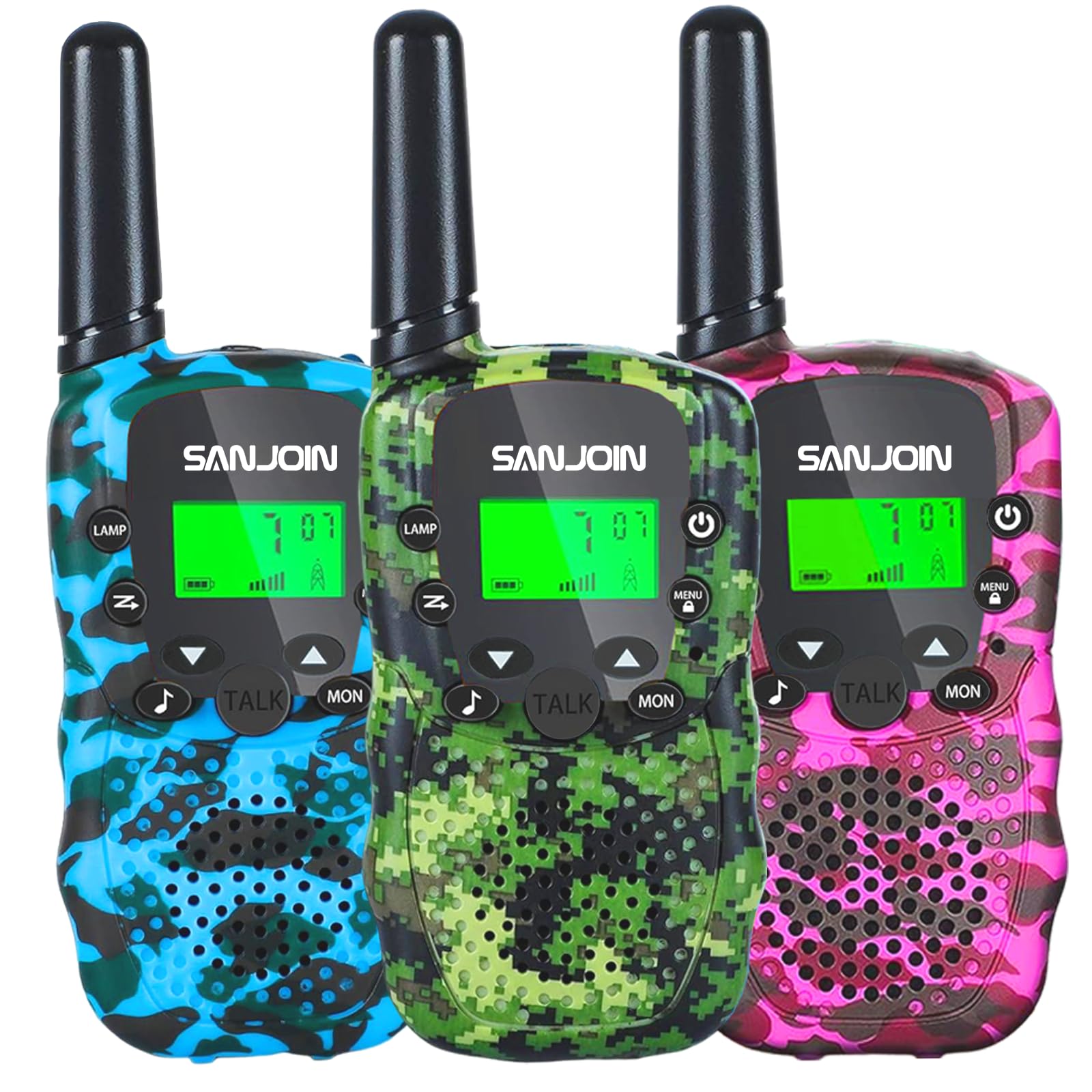 Foto 2 pulgar | Walkie Talkies Sanjoin Para Niños De 4 A 6 Años, Alcance De 3 Millas - Venta Internacional.