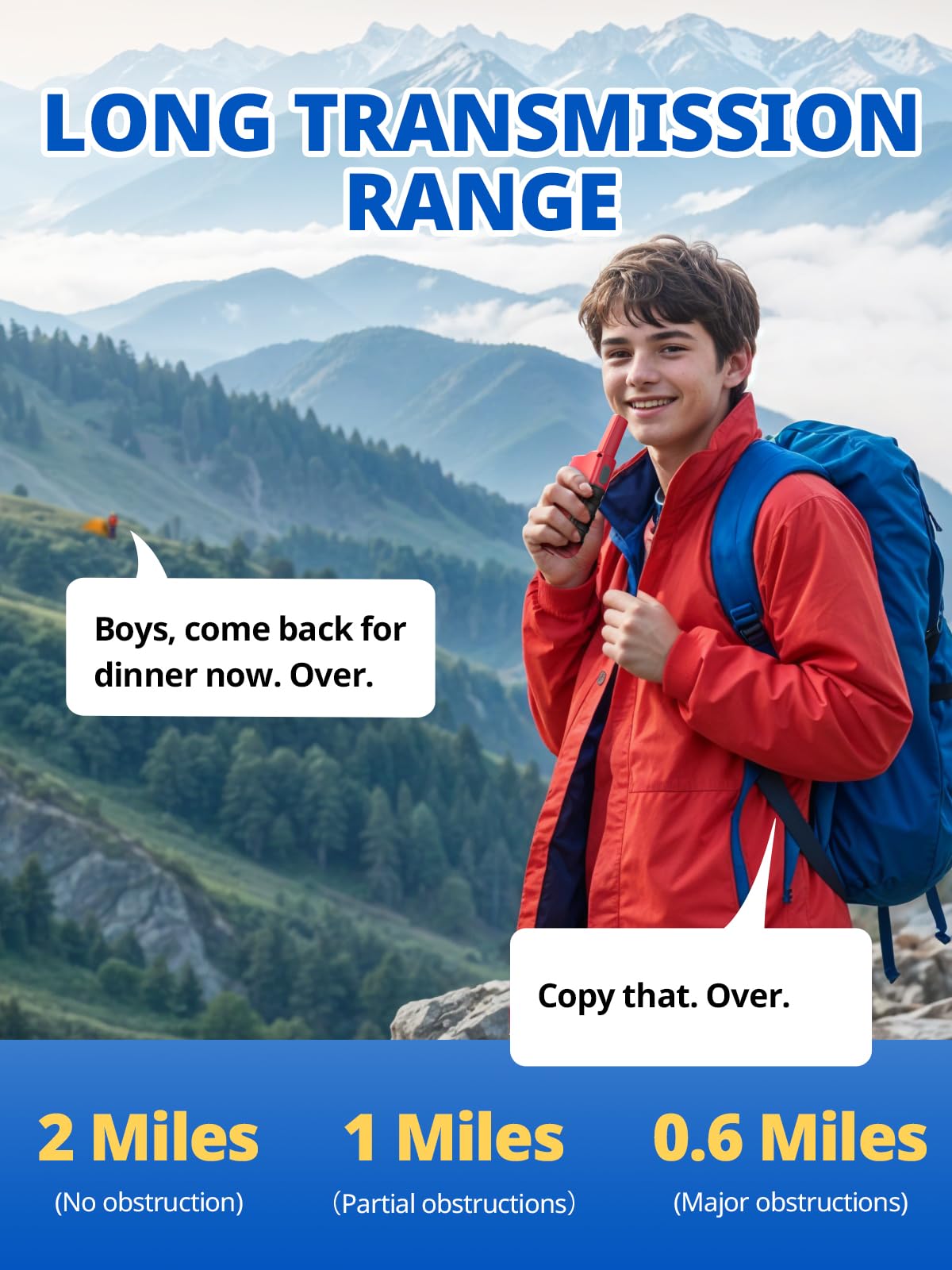 Foto 4 pulgar | Walkie Talkies Inspireyes Recargables Para Niños, Paquete De 3 A 12 Años - Venta Internacional.