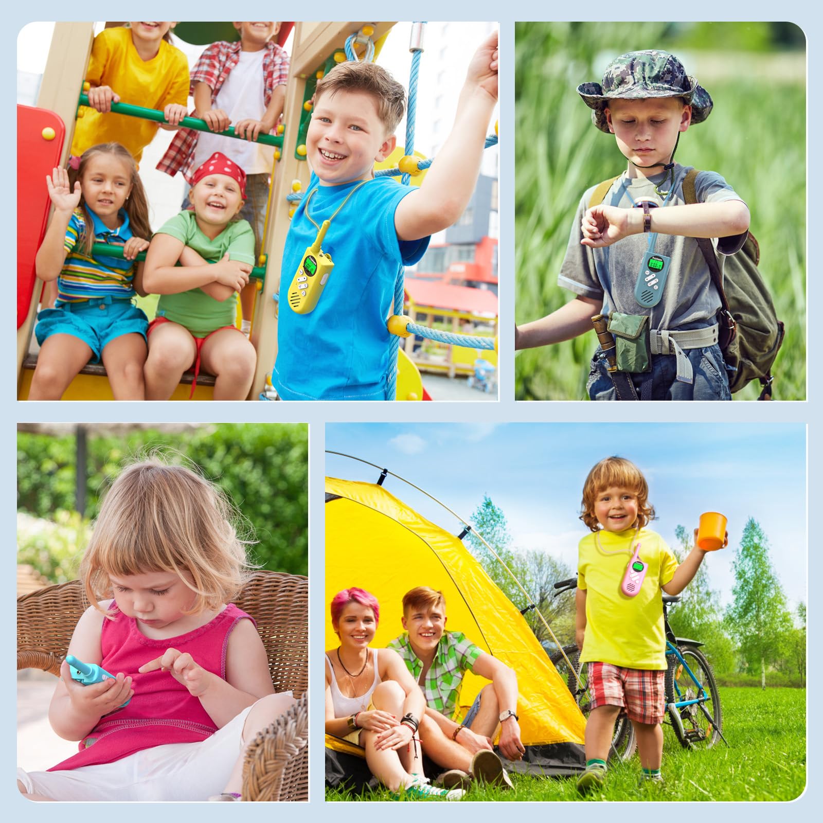 Foto 8 pulgar | Walkie Talkies Inspireyes, Recargables, 48 Horas, Para Niños, Paquete De 4 - Venta Internacional.