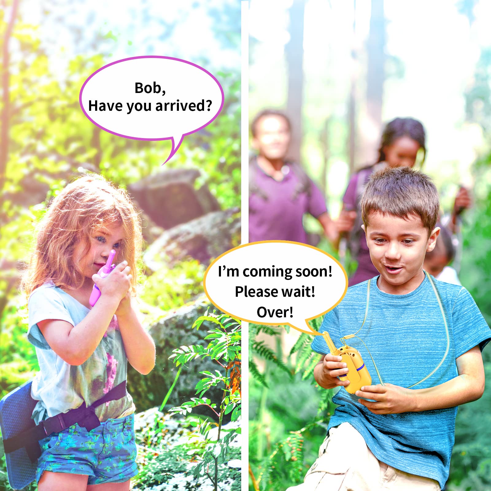 Foto 6 pulgar | Walkie Talkies Inspireyes Recargables, 48 Horas, 3 Km De Alcance, Paquete De 4 - Venta Internacional.