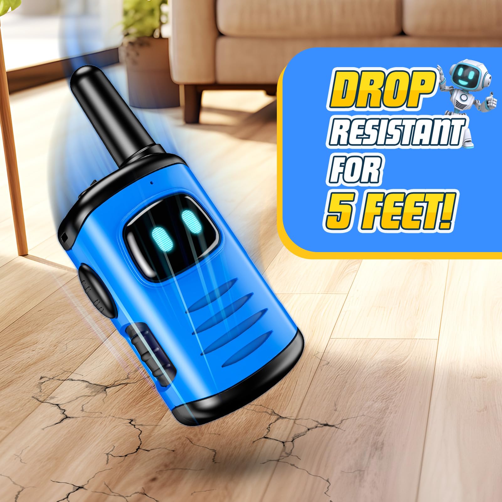 Foto 6 | Robots Walkie Talkies Comedyfun Para Niños, Paquete De 3 A 7 Años - Venta Internacional.