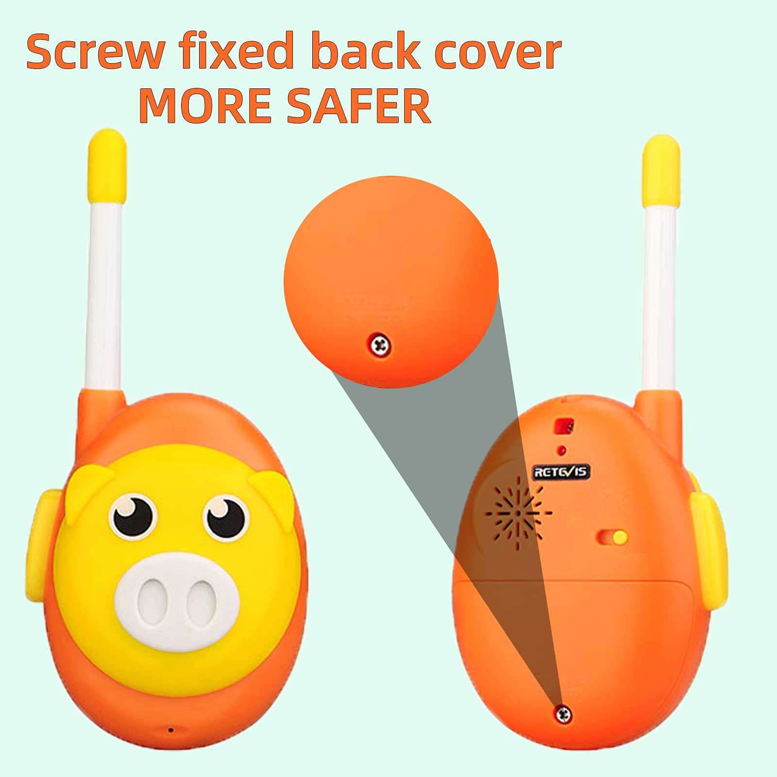 Foto 5 pulgar | Walkie Talkies Retevis Rb16 Para Niños De 3 A 5 Años, 2 Unidades - Venta Internacional.