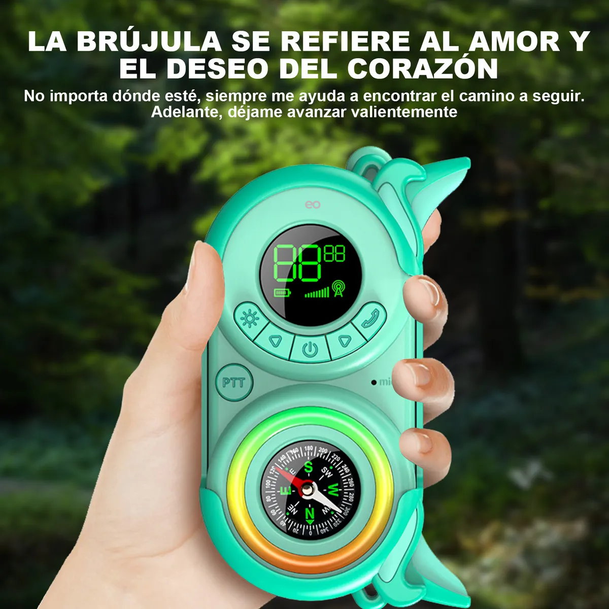 Foto 3 pulgar | Walkie Talkies Radios Para Niños Carga Usb Y Brújula 2piezas  Eo Safe Imports Esi-19718 Multicolor