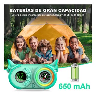 Foto 4 | Walkie Talkies Radios Para Niños Carga Usb Y Brújula 2piezas Eo Safe Imports Esi-19718 Multicolor