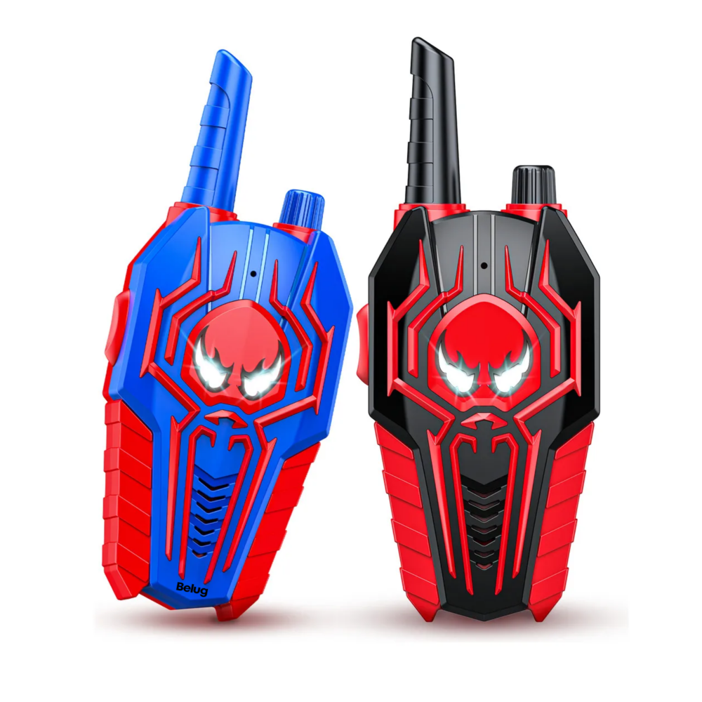 Foto 2 pulgar | Spider Walkie Talkie Para Niños Radio Juguete Belug  Rojo Azul