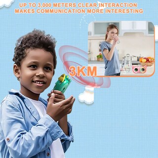 Foto 3 | Walkie Talkies Belug Radios Para Niños Carga Usb Y Brújula 2piezas Rosa/verde