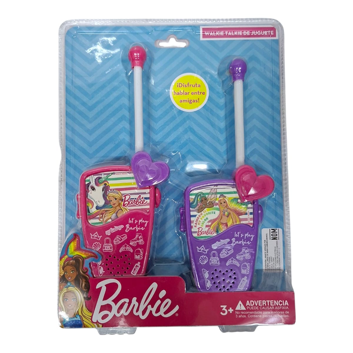 Foto 1 | Walkie Talkie Barbie Para Niña Rsa/mrd