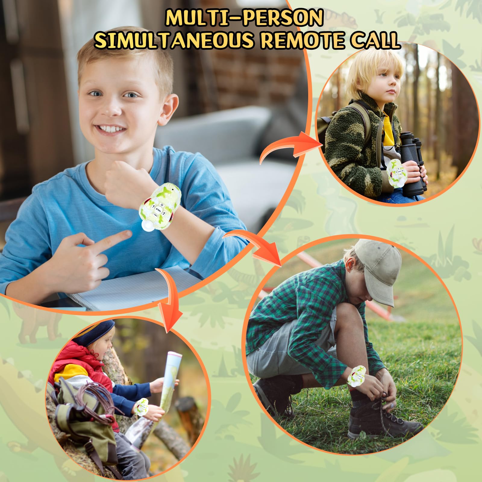 Foto 3 pulgar | Walkie Talkies Fygurso Para Niños  2 Paquetes De 3 A 8 Años - Venta Internacional.