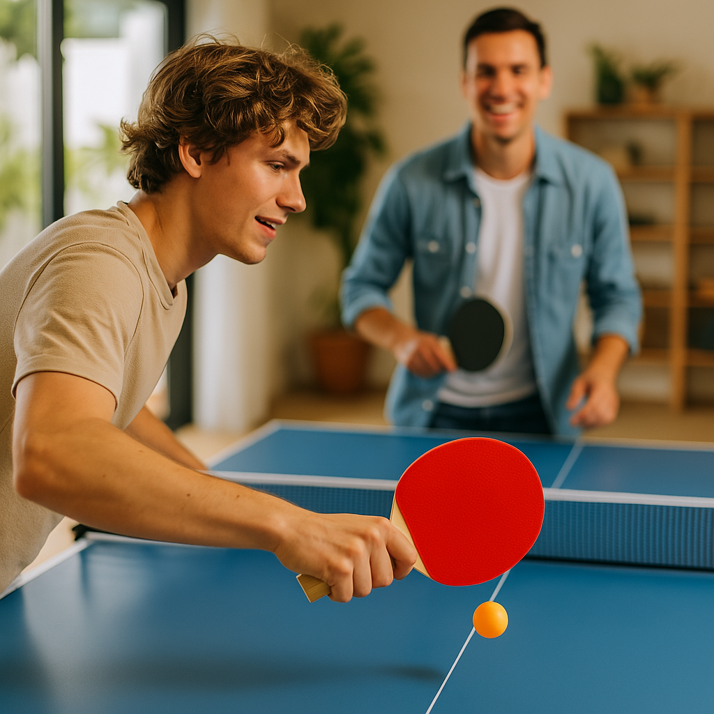 Foto 6 pulgar | Juego de 2 Raquetas de Ping Pong con 3 Pelotas