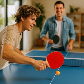 Foto 5 | Juego de 2 Raquetas de Ping Pong con 3 Pelotas