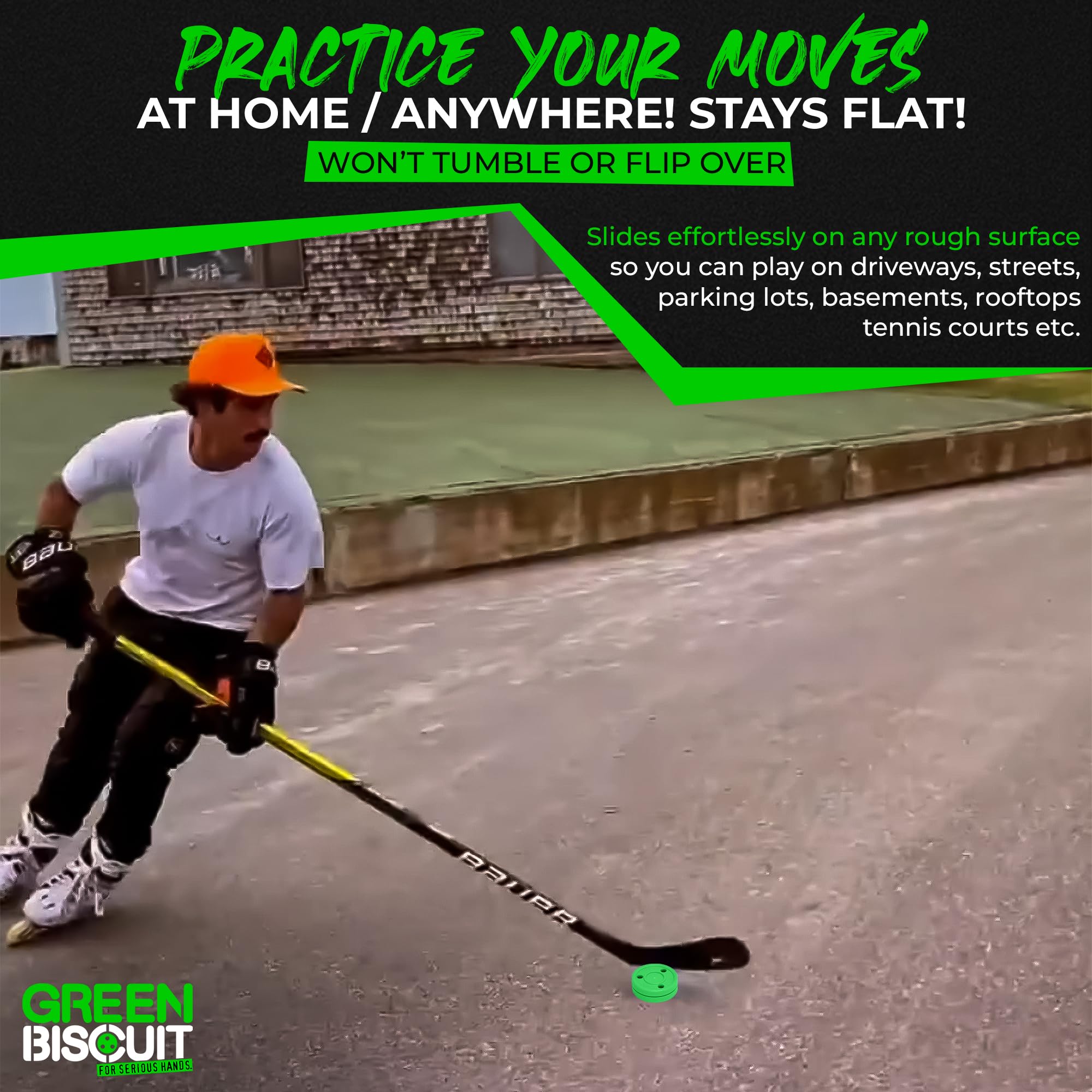 Foto 7 pulgar | Disco De Entrenamiento De Hockey Green Biscuit Original Oficial De La Nhl - Venta Internacional.