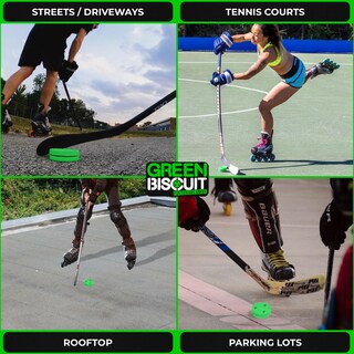 Foto 7 | Disco De Entrenamiento De Hockey Green Biscuit Original Oficial De La Nhl - Venta Internacional.