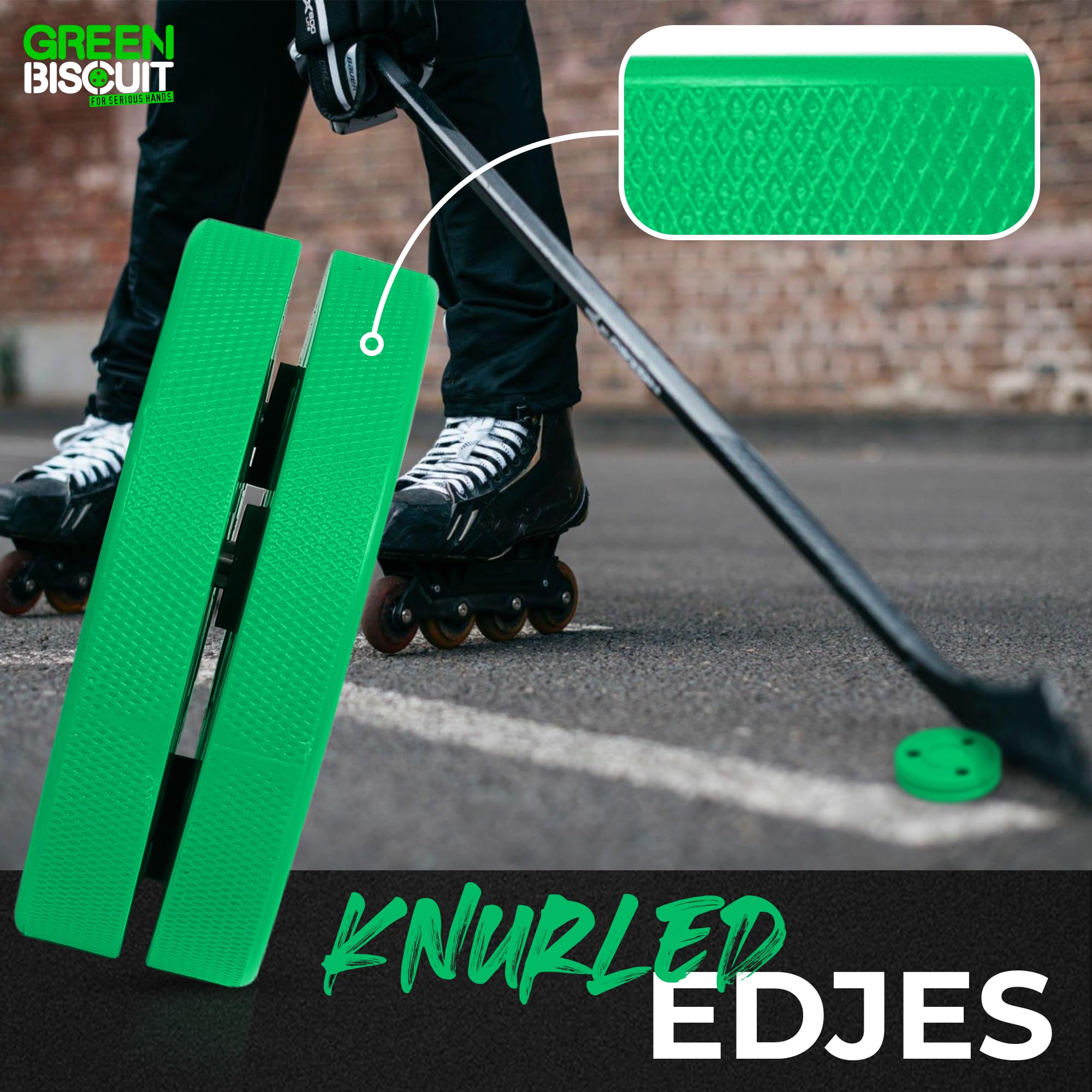 Foto 5 pulgar | Práctica De Tiro Con Agachadiza Con Disco De Hockey Callejero, Color Verde - Venta Internacional.